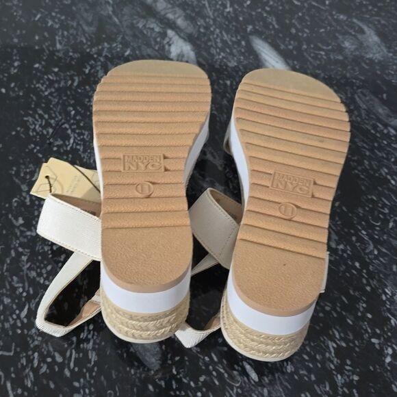BRAND NEW MADDEN NYC WOMEN’S TALLA WEDGE STRAPPY SANDALS - Picture 12 of 16